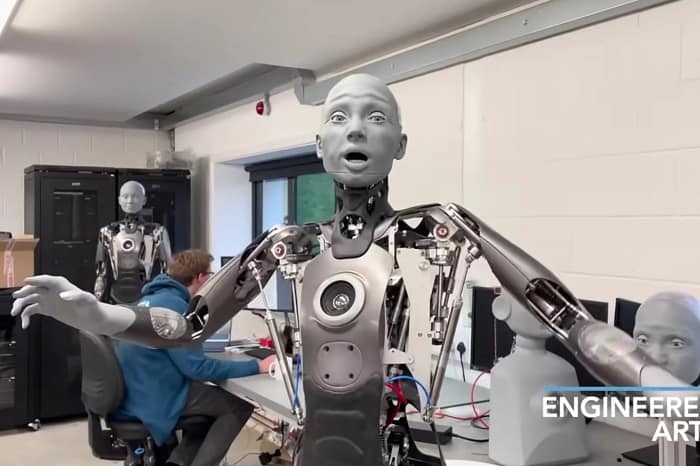 ameca humanoid robot ai platform 02